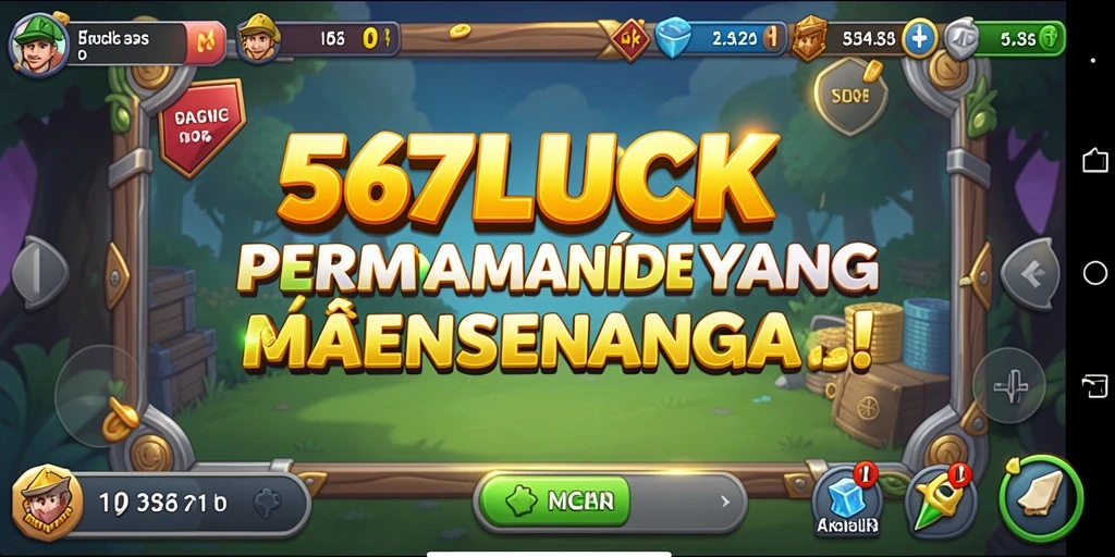 Tampilan gameplay 567LUCK yang mendebarkan dalam gaya Idle.