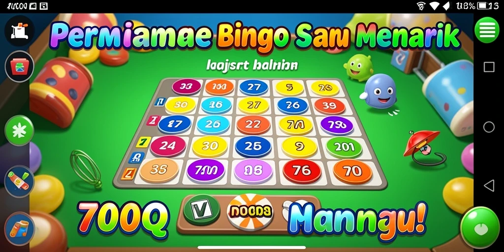 Tampilan gameplay Bingo yang seru di 700Q.