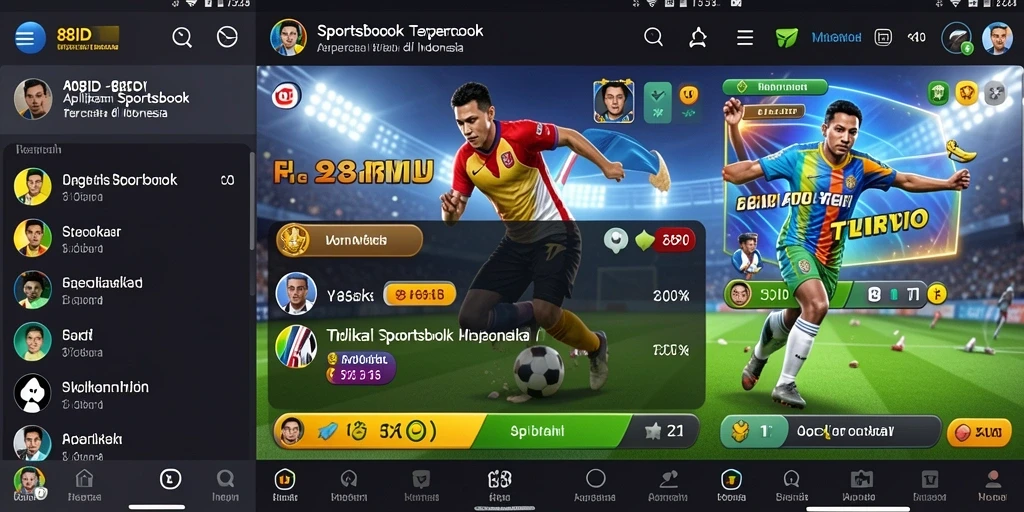 Tampilan gameplay dari 88ID saat melakukan taruhan olahraga.