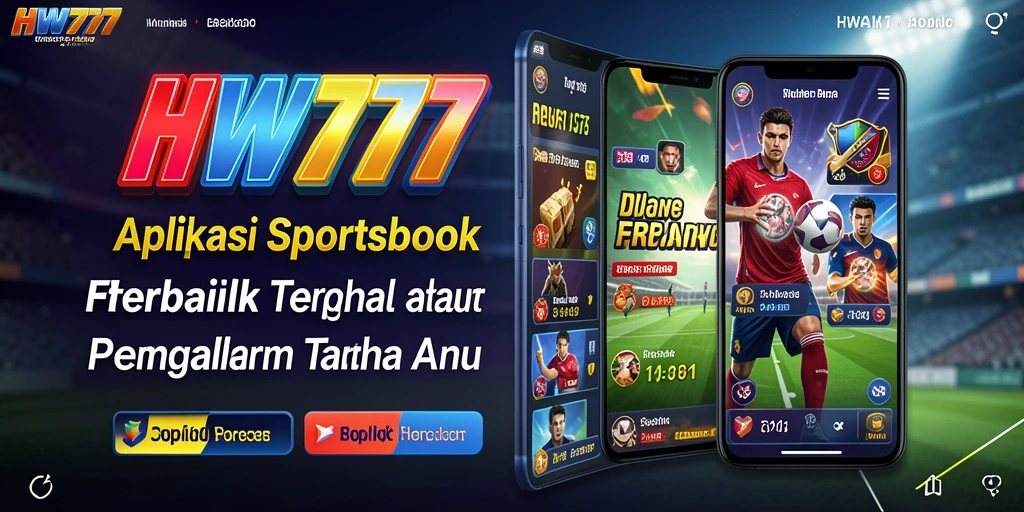 Tampilan gameplay utama HW777 dengan fitur sportsbook yang lengkap dan menarik.
