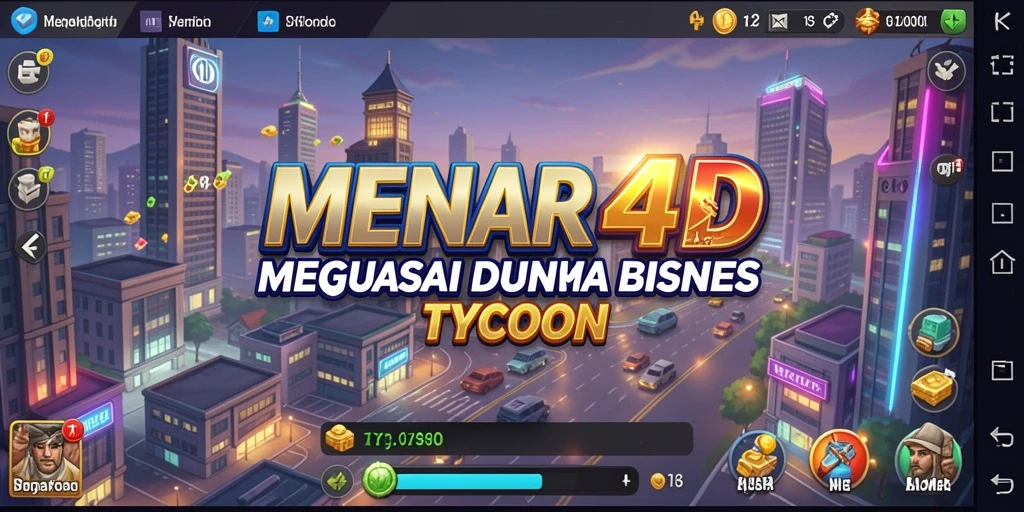 Tangkapan layar utama MENARA4D menampilkan pengalaman gameplay yang menyenangkan.