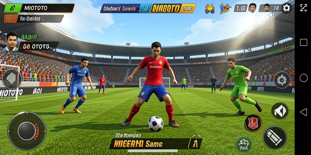 Tampilan gameplay seru dengan berbagai cabang olahraga di MIOTOTO.