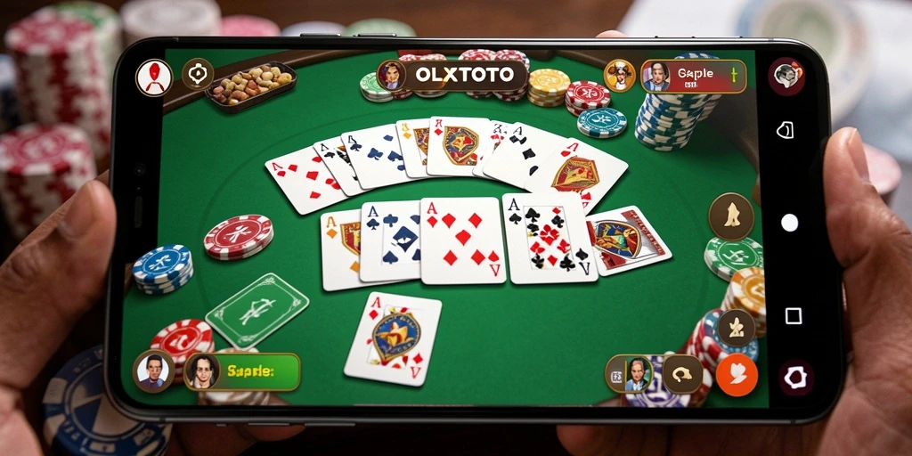 Gameplay OLXTOTO yang seru dan menantang dalam permainan Gaple.