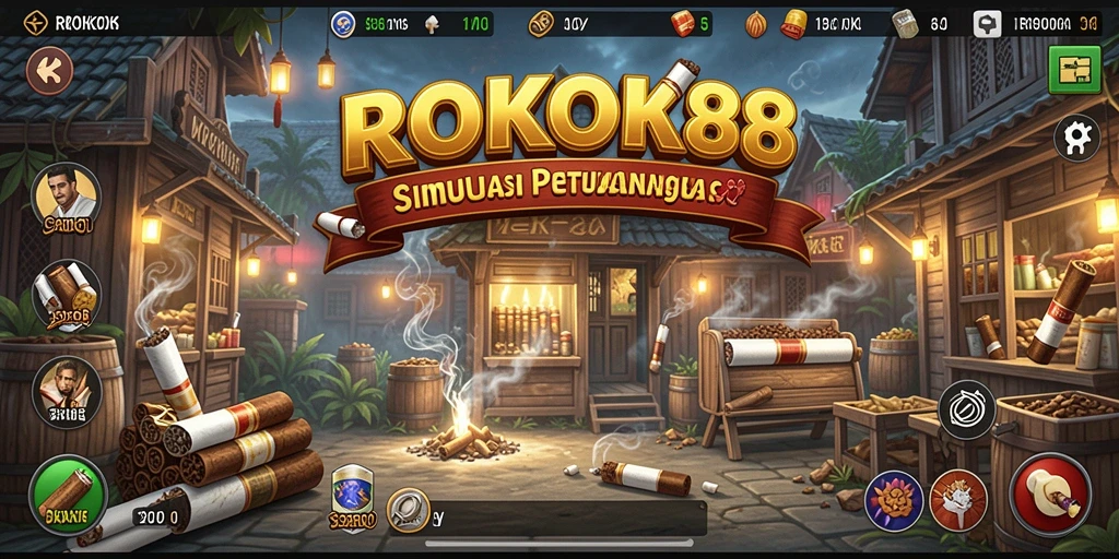Gameplay menarik ROKOK88 dengan karakter yang berinteraksi di dunia rokok.