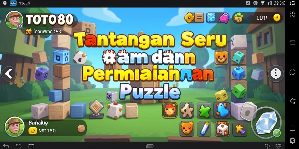 Tampilan gameplay TOTO80 yang seru dan menantang dalam menyelesaikan teka-teki.
