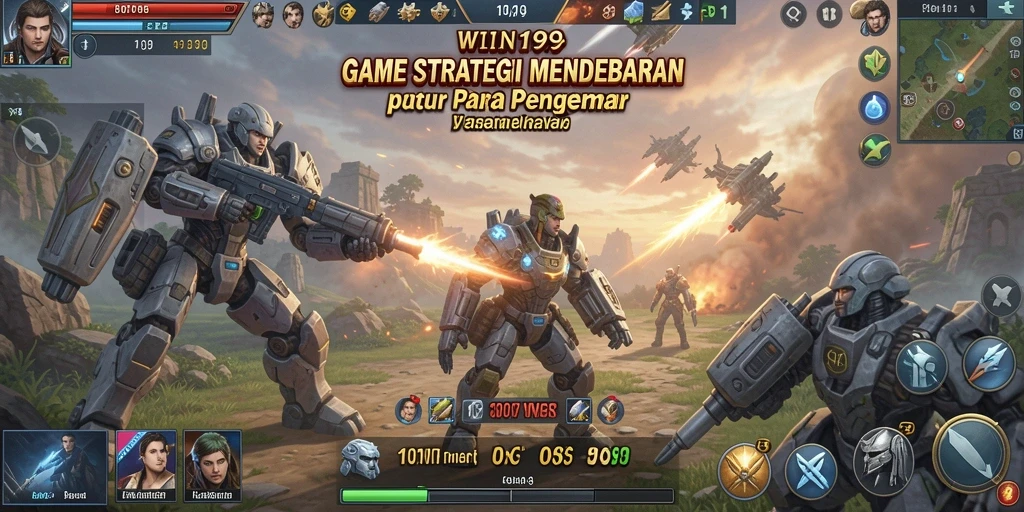 Gambaran gameplay WIN199 yang mendebarkan dalam pertempuran strategis.